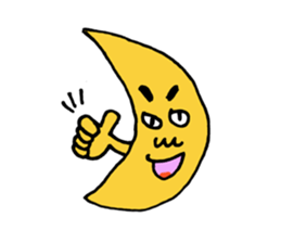 the Crescent Moon Man sticker #4158616