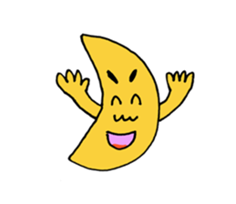 the Crescent Moon Man sticker #4158626