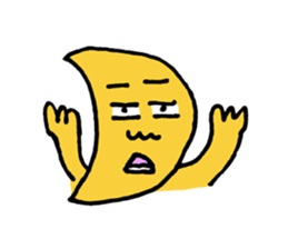 the Crescent Moon Man sticker #4158629