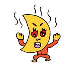 the Crescent Moon Man sticker #4158633