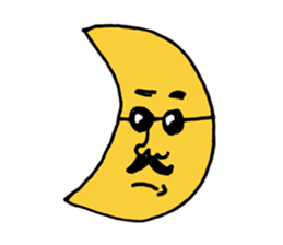 the Crescent Moon Man sticker #4158641