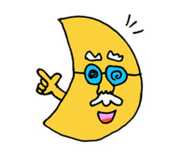 the Crescent Moon Man sticker #4158648