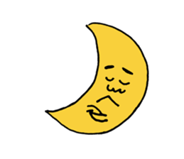 the Crescent Moon Man sticker #4158652
