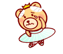Ballet bear sticker #4158907