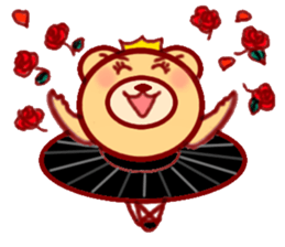 Ballet bear sticker #4158912