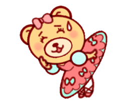 Ballet bear sticker #4158923