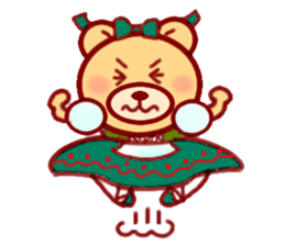 Ballet bear sticker #4158924