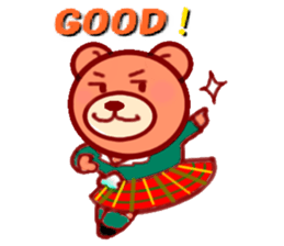 Ballet bear sticker #4158928