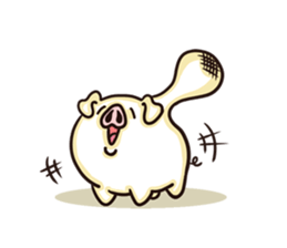 Mochi pig sticker #4159101