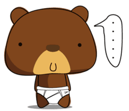 Muffin Kuma2(baby) : Bear chocolate. sticker #4161536
