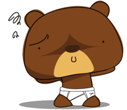 Muffin Kuma2(baby) : Bear chocolate. sticker #4161538