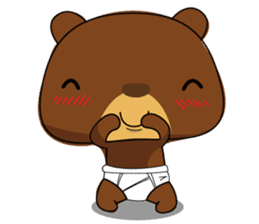 Muffin Kuma2(baby) : Bear chocolate. sticker #4161539