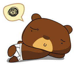 Muffin Kuma2(baby) : Bear chocolate. sticker #4161543