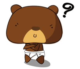 Muffin Kuma2(baby) : Bear chocolate. sticker #4161545