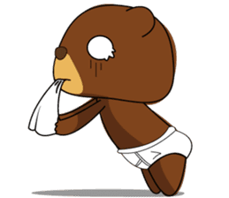 Muffin Kuma2(baby) : Bear chocolate. sticker #4161549