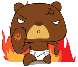 Muffin Kuma2(baby) : Bear chocolate. sticker #4161550