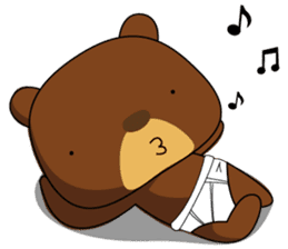 Muffin Kuma2(baby) : Bear chocolate. sticker #4161554