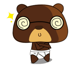 Muffin Kuma2(baby) : Bear chocolate. sticker #4161559