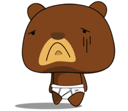 Muffin Kuma2(baby) : Bear chocolate. sticker #4161562