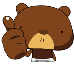 Muffin Kuma2(baby) : Bear chocolate. sticker #4161569