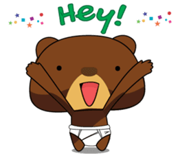 Muffin Kuma2(baby) : Bear chocolate. sticker #4161571