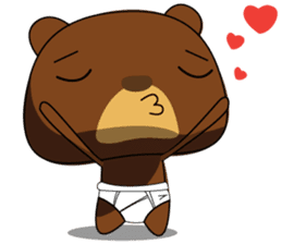 Muffin Kuma2(baby) : Bear chocolate. sticker #4161572