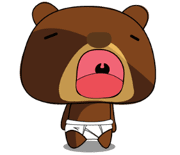 Muffin Kuma2(baby) : Bear chocolate. sticker #4161574