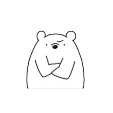 Polar bear Mr.Taro sticker #4161577