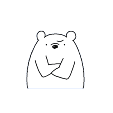 Polar bear Mr.Taro sticker #4161577