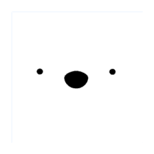 Polar bear Mr.Taro sticker #4161579