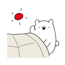 Polar bear Mr.Taro sticker #4161582