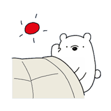 Polar bear Mr.Taro sticker #4161582