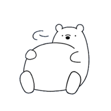 Polar bear Mr.Taro sticker #4161585