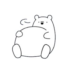 Polar bear Mr.Taro sticker #4161585