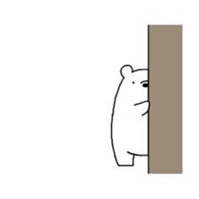 Polar bear Mr.Taro sticker #4161586