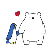 Polar bear Mr.Taro sticker #4161591