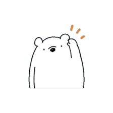 Polar bear Mr.Taro sticker #4161592