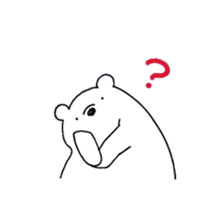 Polar bear Mr.Taro sticker #4161593