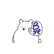 Polar bear Mr.Taro sticker #4161594