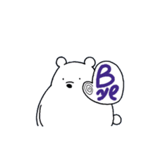 Polar bear Mr.Taro sticker #4161594