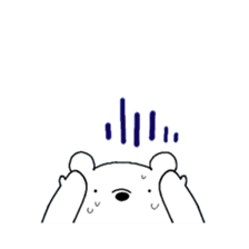 Polar bear Mr.Taro sticker #4161596