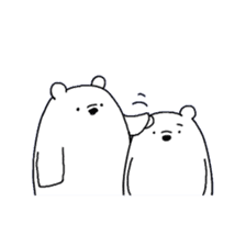 Polar bear Mr.Taro sticker #4161602