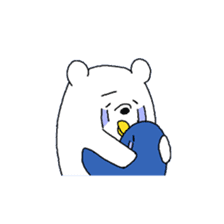 Polar bear Mr.Taro sticker #4161608