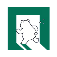 Polar bear Mr.Taro sticker #4161611