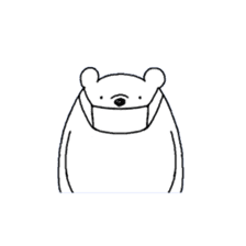 Polar bear Mr.Taro sticker #4161614