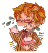 Because they're glasses, be possible. sticker #4162153