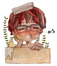 Because they're glasses, be possible. sticker #4162161