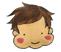 chubby cheeks sticker #4162376