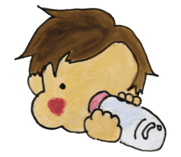 chubby cheeks sticker #4162380