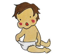 chubby cheeks sticker #4162381